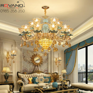 Alternative view of Đèn chùm Pha lê RCP-020-15