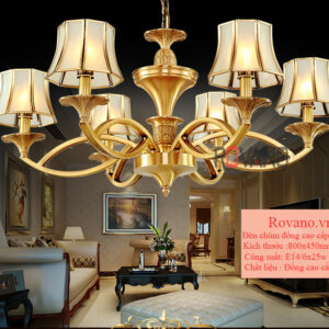 Alternative view of Đèn chùm đồng RCD 45138 - 6D