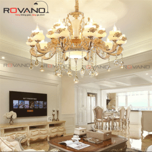 Mẫu đèn chùm Pha lê cao cấp RCP-2016-15D